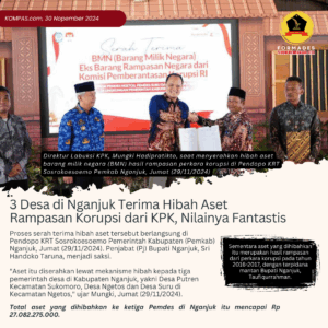 Berita-112024-1-3 Desa di Nganjuk Terima Hibah Aset Rampasan Korupsi